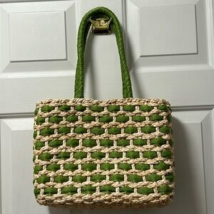 Rope & Fabric Woven Purse / Tote